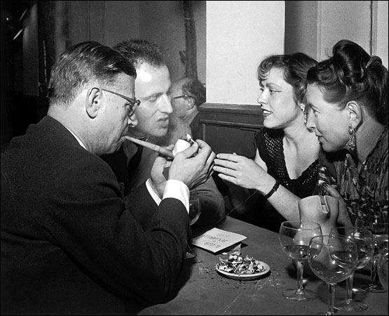  Sartre ,Beauvoir et Boris Vian 